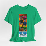 MMPR Comic Box Tee Super Sentai T Shirt Custom Graphic Art Cosplay Shirts Rangers Retro Vintage 90s