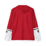 Shinkenger Red Hoodie (Full Print) Lightweight, Breathable, workout, pull over, fitness Hoodie Super Sentai Custom