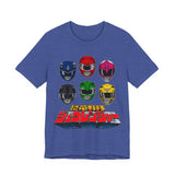 Zyuranger Team Tee Custom Graphic Art Cosplay Shirts Rangers Retro Vintage 90s