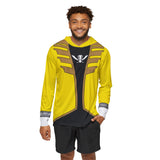 Gokaiger Yellow Hoodie (Full Print)  Lightweight, Breathable, workout, pull over, fitness Hoodie (Full Print) Super Sentai Custom