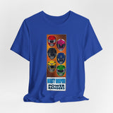 MMPR Comic Box Tee Super Sentai T Shirt Custom Graphic Art Cosplay Shirts Rangers Retro Vintage 90s