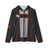 Overdrive Silver Ranger Hoodie (Full Print) Lightweight, Breathable, workout, pull over, fitness Hoodie (Full Print) Super Sentai Custom