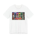 Gokaiger Roll Call Tee Custom Graphic Art Cosplay Shirts Rangers Retro Vintage 90s