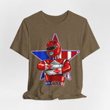 Powerfull Ranger Tee Super Sentai T Shirt Custom Graphic Art Cosplay Shirts Rangers Retro Vintage 90s