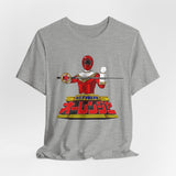 OhRanger Red Tee  Custom Graphic Art Cosplay Shirts Rangers Retro Vintage 90s