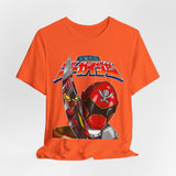 Gokai Homage Tee Custom Graphic Art Cosplay Shirts Rangers Retro Vintage 90s