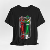 BFF Rangers Tee  Custom Graphic Art Cosplay Shirts Rangers Retro Vintage 90s