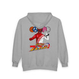 BoonBoomger Full Zip Hoodie Super Sentai Custom Graphic Art Cosplay Shirts Rangers Retro Vintage 90s