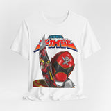 Gokai Homage Tee Custom Graphic Art Cosplay Shirts Rangers Retro Vintage 90s
