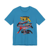 Sentai Blasters Tee Super Sentai T Shirt Custom Graphic Art Cosplay Shirts  Retro Vintage 90s
