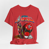 Gokai Homage Tee Custom Graphic Art Cosplay Shirts Rangers Retro Vintage 90s
