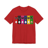 Rangers Tee Custom Graphic Art Cosplay Shirts Rangers Retro Vintage 90s
