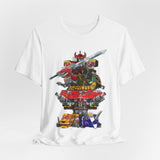 Zyuranger Mechas Tee  Custom Graphic Art Cosplay Shirts Rangers Retro Vintage 90s