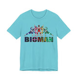 Bioman Tee Custom Graphic Art Cosplay Shirts Rangers Retro Vintage 90s