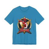 Abaranger Red Tee Custom Graphic Art Cosplay Shirts Rangers Retro Vintage 90s