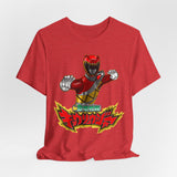 Kyoryuger Red Tee Super Sentai T Shirt Custom Graphic Art Cosplay Shirts Rangers Retro Vintage 90s