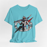 Boukenger Silver Ranger Tee Super Sentai T Shirt Custom Graphic Art Cosplay Shirts Rangers Retro Vintage 90s