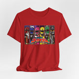 Gokaiger Roll Call Tee Custom Graphic Art Cosplay Shirts Rangers Retro Vintage 90s