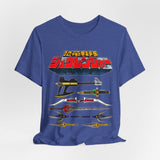 Ranger Gear Tee Super Sentai T Shirt Custom Graphic Art Cosplay Shirts Rangers Retro Vintage 90s