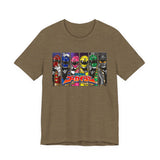 Gokaiger Roll Call Tee Custom Graphic Art Cosplay Shirts Rangers Retro Vintage 90s