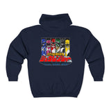Zyurangers Team Zip Up Hoodie Custom Graphic Art Cosplay Shirts Rangers Retro Vintage 90s
