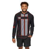 Overdrive Silver Ranger Hoodie (Full Print) Lightweight, Breathable, workout, pull over, fitness Hoodie (Full Print) Super Sentai Custom