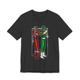 BFF Rangers Tee  Custom Graphic Art Cosplay Shirts Rangers Retro Vintage 90s