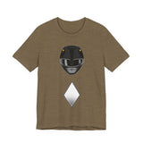 Black Helmet Tee Custom Graphic Art Cosplay Shirts Rangers Retro Vintage 90s