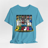 Dairanger Team Colors Tee Super Sentai T Shirt Custom Graphic Art Cosplay Shirts Power Rangers Retro Vintage 90s