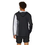 Boonboomger Black Hoodie (Full Print) Lightweight, Breathable, workout, pull over, fitness Hoodie Super Sentai Custom