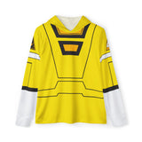 Carranger Yellow Racer Hoodie (Full Print) Super Sentai Custom Lightweight, Breathable, Workout, Pull over, Fitness, Retro