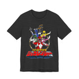 Zyuranger Team Tee Super Sentai T Shirt Custom Graphic Art Cosplay Shirts Rangers Retro Vintage 90s