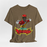 Kyoryuger Red Tee Super Sentai T Shirt Custom Graphic Art Cosplay Shirts Rangers Retro Vintage 90s