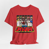 Dairanger Team Tee Super Sentai T Shirt Custom Graphic Art Cosplay Shirts Rangers Retro Vintage 90s