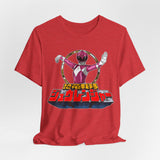 Pink Zyuranger Tee Super Sentai T Shirt Custom Graphic Art Cosplay Shirts Rangers Retro Vintage 90s