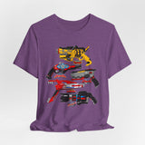 Sentai Blasters Tee Super Sentai T Shirt Custom Graphic Art Cosplay Shirts  Retro Vintage 90s