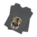 White Helmet Tee Custom Graphic Art Cosplay Shirts Rangers Retro Vintage 90s