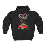 Go-Onger Full Zip Hoodie Custom Graphic Art Cosplay Shirts Rangers Retro Vintage 90s