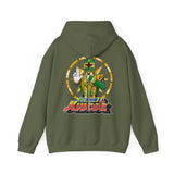 Hurricaneger Green Hoodie Super Sentai T Shirt Custom Graphic Art Cosplay Shirts Rangers Retro Vintage 90s