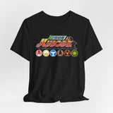 Hurricaneger Team Tee Super Sentai T Shirt Custom Graphic Art Cosplay Shirts Rangers Retro Vintage 90s