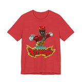 Kyoryuger Red Tee Super Sentai T Shirt Custom Graphic Art Cosplay Shirts Rangers Retro Vintage 90s