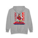 Megaranger MegaRed Full Zip Hoodie Custom Graphic Art Cosplay Shirts Rangers Retro Vintage 90s
