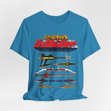 Ranger Gear Tee Super Sentai T Shirt Custom Graphic Art Cosplay Shirts Rangers Retro Vintage 90s