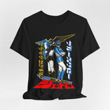 Jetman Black and Blue Condor Tee Custom Graphic Art Cosplay Shirts Rangers Retro Vintage 90s