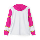 Dairanger Pink Hoodie (Full Print) Lightweight, Breathable, workout, pull over, fitness Hoodie Super Sentai Custom