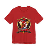 Abaranger Red Tee Custom Graphic Art Cosplay Shirts Rangers Retro Vintage 90s