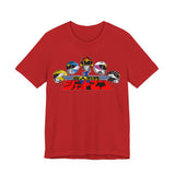 Jetman Team Tee Super Sentai T Shirt Custom Graphic Art Cosplay Shirts  Retro Vintage 90s