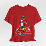 Boukenger Red Tee Super Sentai T Shirt Custom Graphic Art Cosplay Shirts Rangers Retro Vintage 90s