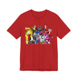Once a Ranger Tee Super Sentai T Shirt Custom Graphic Art Cosplay Shirts Rangers Retro Vintage 90s