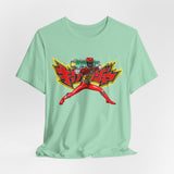 Kyoryuger Dino Red Tee Super Sentai T Shirt Custom Graphic Art Cosplay Shirts Rangers Retro Vintage 90s
